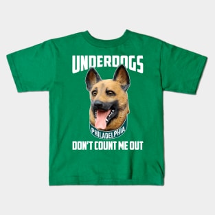 Philadelphia City Underdogs Football Lover Fan Kids T-Shirt